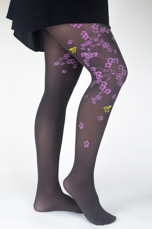 Sakura (hnedé) s včeličkami