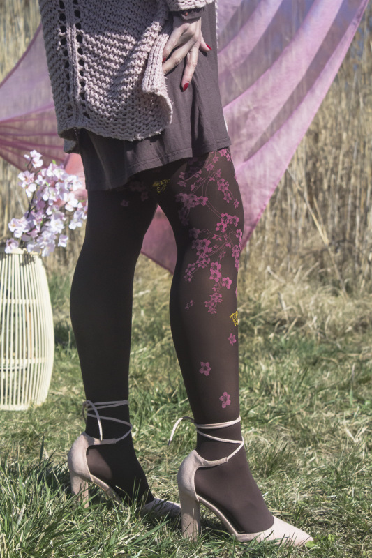 Sakura (hnedé) s včeličkami 1